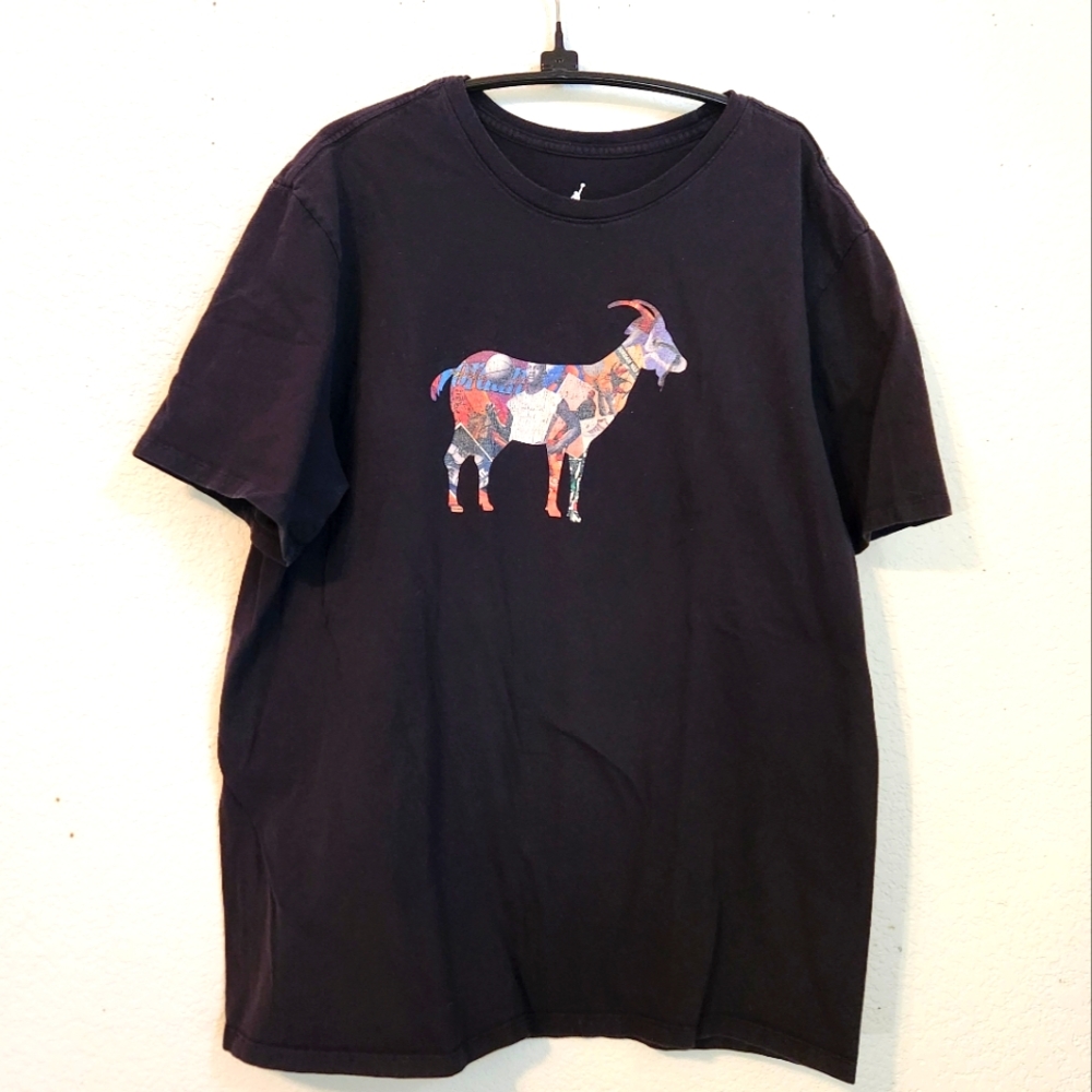 JORDAN Retro Basketball Goat T-Shirt with Rare Goat Design,‎ Size XL